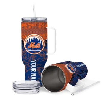personalized new york mets chevron stripe blue curved tumbler high quality 1.webp