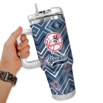 personalized new york yankees bold diamonds navy curved tumbler fashion forward 1.webp