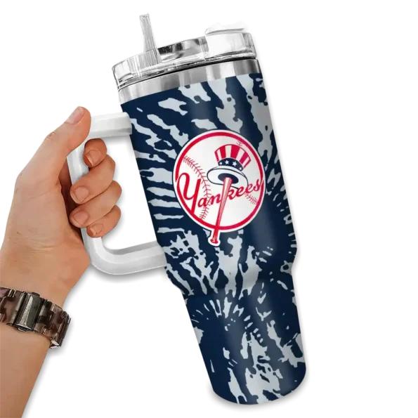 personalized new york yankees burst swirl navy curved tumbler fashion forward 1.webp