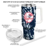 personalized new york yankees burst swirl navy curved tumbler best selling 1.webp
