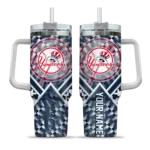 personalized new york yankees chevron angle navy curved tumbler best selling 1.webp