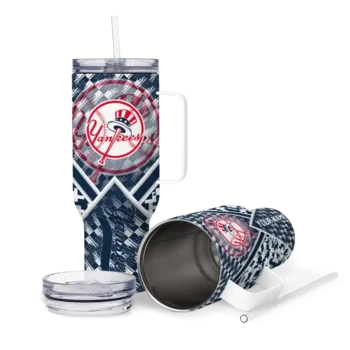personalized new york yankees chevron angle navy curved tumbler high quality 1.webp