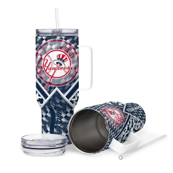 personalized new york yankees chevron angle navy curved tumbler high quality 1.webp