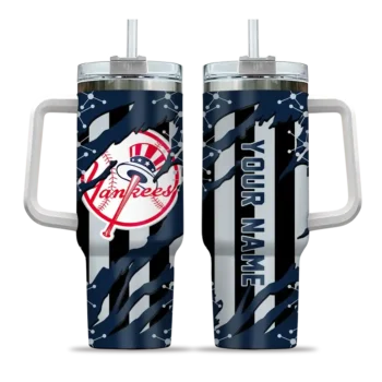 personalized new york yankees claw cut navy black curved tumbler best selling 1.webp