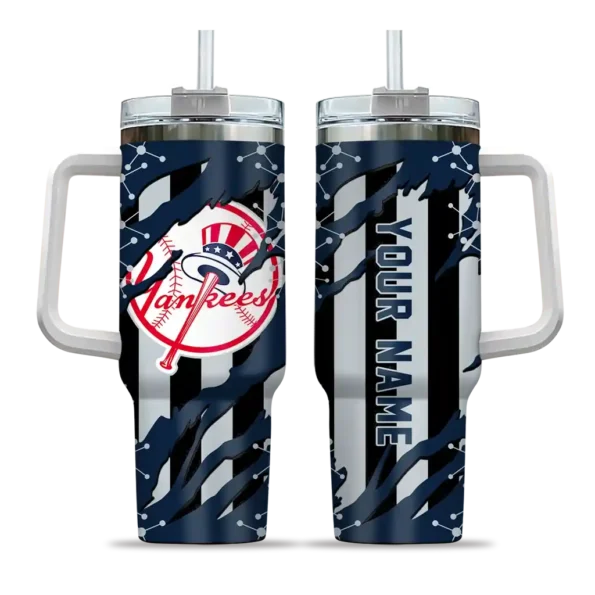 personalized new york yankees claw cut navy black curved tumbler best selling 1.webp