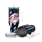 personalized new york yankees claw cut navy black curved tumbler best selling 1.webp