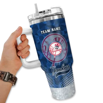 personalized new york yankees geometric prism navy curved tumbler fashion forward 1.webp