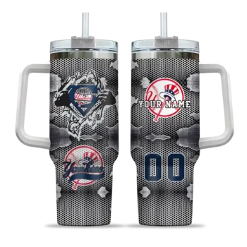 personalized new york yankees superman shield navy gray curved tumbler best selling 1.webp
