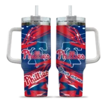 personalized philadelphia phillies abstract paths blue curved tumbler best selling 1.webp