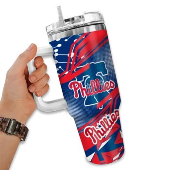 personalized philadelphia phillies abstract paths blue curved tumbler fashion forward 1.webp