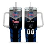 personalized philadelphia phillies arrow armor blue black curved tumbler best selling 1.webp