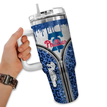 personalized philadelphia phillies leopard zipper blue curved tumbler fashion forward 1.webp