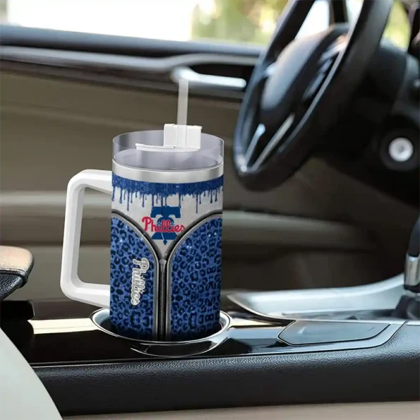 personalized philadelphia phillies leopard zipper blue curved tumbler trendy 1.webp