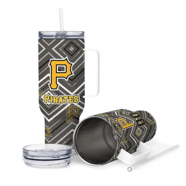 personalized pittsburgh pirates bold diamonds black curved tumbler high quality 1.webp
