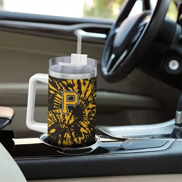 personalized pittsburgh pirates burst swirl black curved tumbler trendy 1.webp