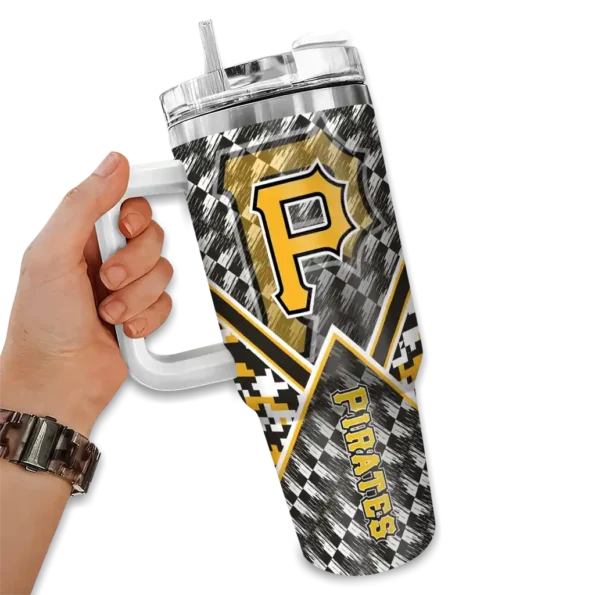 personalized pittsburgh pirates chevron angle black curved tumbler fashion forward 1.webp