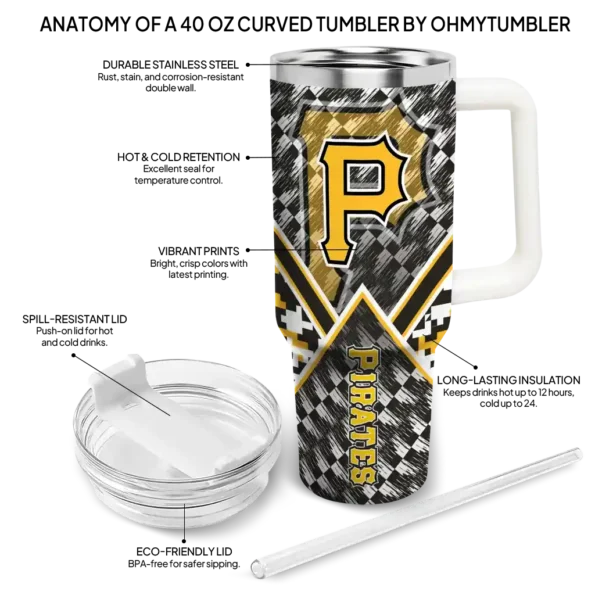 personalized pittsburgh pirates chevron angle black curved tumbler new arrival 1.webp