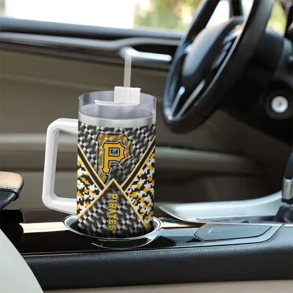 personalized pittsburgh pirates chevron angle black curved tumbler trendy 1.webp