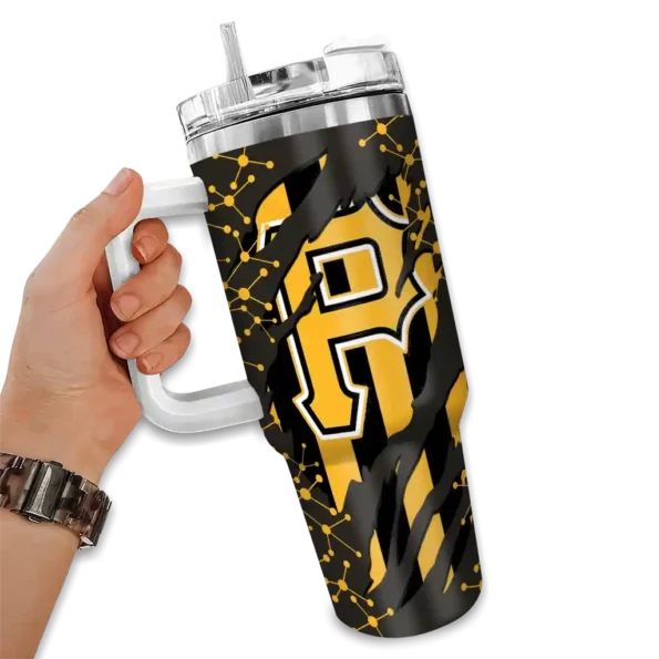 personalized pittsburgh pirates claw cut black curved tumbler fashion forward 1.webp