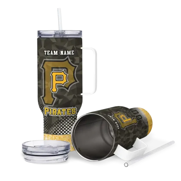 personalized pittsburgh pirates geometric prism black curved tumbler high quality 1.webp