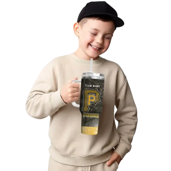 personalized pittsburgh pirates geometric prism black curved tumbler latest model 1.webp