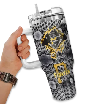 personalized pittsburgh pirates superman shield black gray curved tumbler fashion forward 1.webp