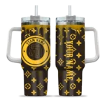 personalized san diego padres bullseye drips brown curved tumbler best selling 1.webp
