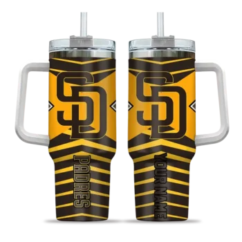 personalized san diego padres chevron layers brown curved tumbler best selling 1.webp
