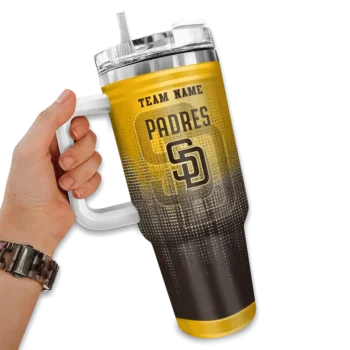 personalized san diego padres gradient dots brown curved tumbler fashion forward 1.webp