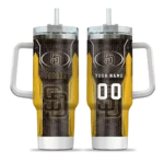 personalized san diego padres hexagon armor brown curved tumbler best selling 1.webp