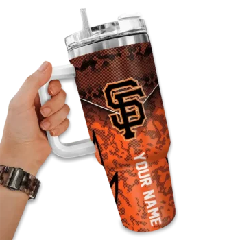 personalized san francisco giants chevron stripe orange curved tumbler fashion forward 1.webp