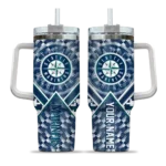 personalized seattle mariners chevron angle navy blue curved tumbler best selling 1.webp