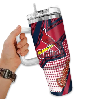 personalized st louis cardinals arrow burst red curved tumbler fashion forward 1.webp