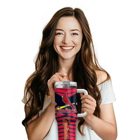 personalized st louis cardinals chevron layers red curved tumbler premium grade 1.webp