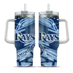personalized tampa bay rays abstract paths navy curved tumbler best selling 1.webp