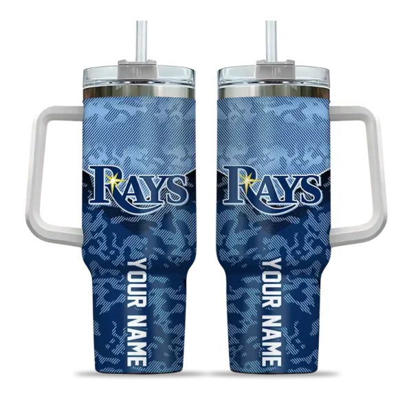 personalized tampa bay rays chevron stripe navy curved tumbler best selling 1.webp