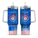 personalized texas rangers geometric prism blue curved tumbler best selling 1.webp