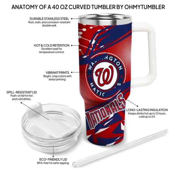 personalized washington nationals abstract paths red curved tumbler new arrival 1.webp