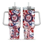 personalized washington nationals camo mashup red white curved tumbler best selling 1.webp