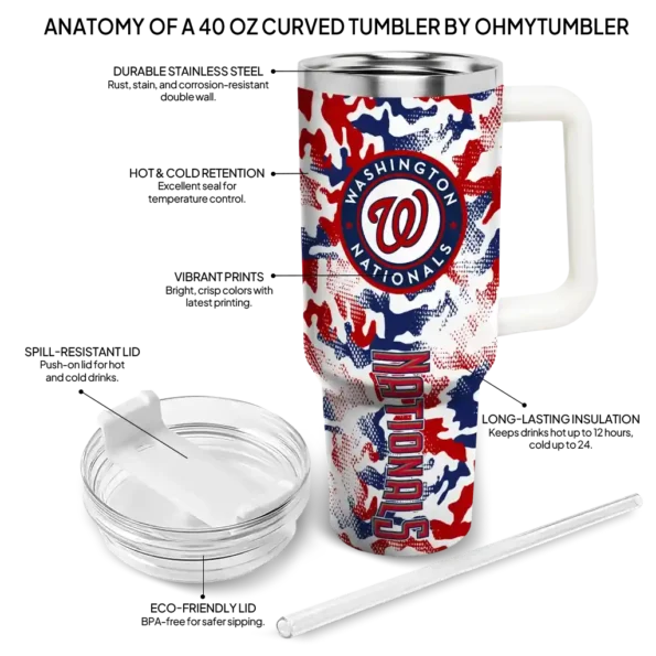 personalized washington nationals camo mashup red white curved tumbler new arrival 1.webp