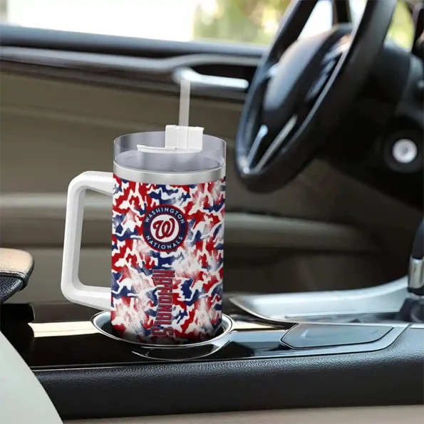 personalized washington nationals camo mashup red white curved tumbler trendy 1.webp