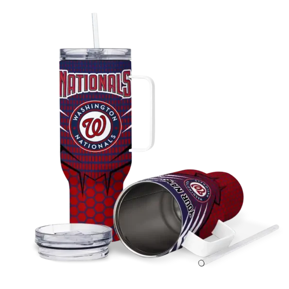 personalized washington nationals hex texture red curved tumbler high quality 1.webp