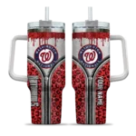 personalized washington nationals leopard zipper red curved tumbler best selling 1.webp