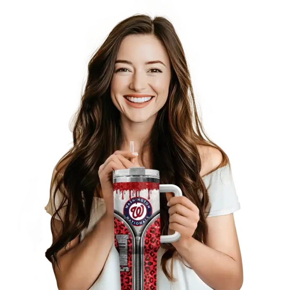 personalized washington nationals leopard zipper red curved tumbler premium grade 1.webp