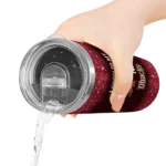 arizona diamondbacks radiant glitter red skinny tumbler best selling.webp