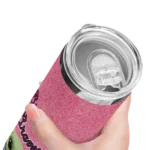 atlanta braves yoda smile navy skinny tumbler best selling.webp