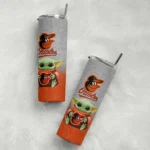 baltimore orioles yoda smile orange skinny tumbler best selling.webp