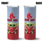 boston red sox yoda smile red skinny tumbler best selling 3.webp
