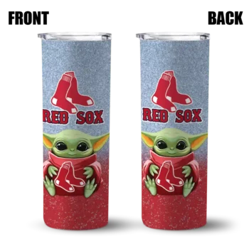 boston red sox yoda smile red skinny tumbler fashion forward.webp