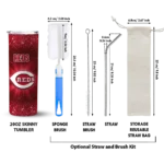 cincinnati reds radiant glitter red skinny tumbler best selling 1.webp